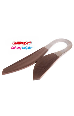 Quilling Kağıdı - Kahverengi Renk 100'lü