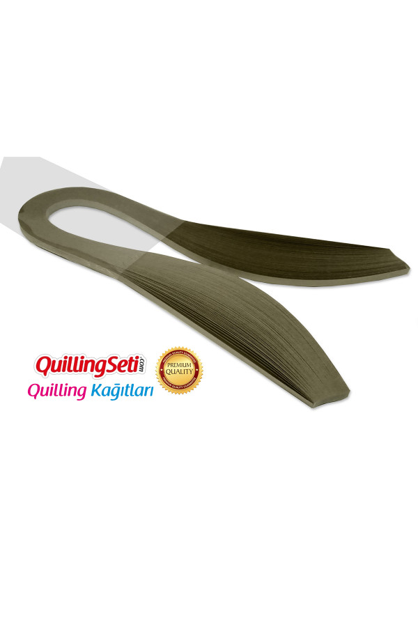5 mm kum beji renk quilling kağıdı - 100lü, hn043-5m, 5 mm 100 adetli tek renk quilling kağıtları, Quilling Seti
