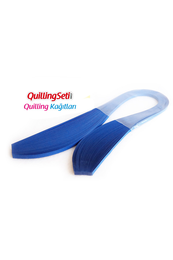 quilling kağıdı - lacivert renk 100lü, 5mmx50cm-lacivert, 5 mm 100 adetli tek renk quilling kağıtları, Quilling Seti