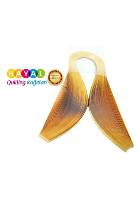 Quilling Kağıdı - Nubuk Sarı Renk 1,5 mm 100'lü