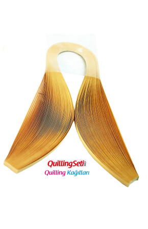 Quilling Kağıdı - Nubuk Sarı Renk 1,5 mm 100'lü