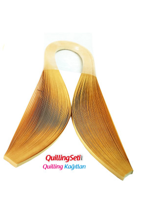 Quilling Kağıdı - Nubuk Sarı Renk 3mm 100'lü