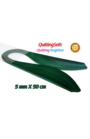 Quilling Kağıdı - Petrol Yeşili Renk 5mm 100'lü