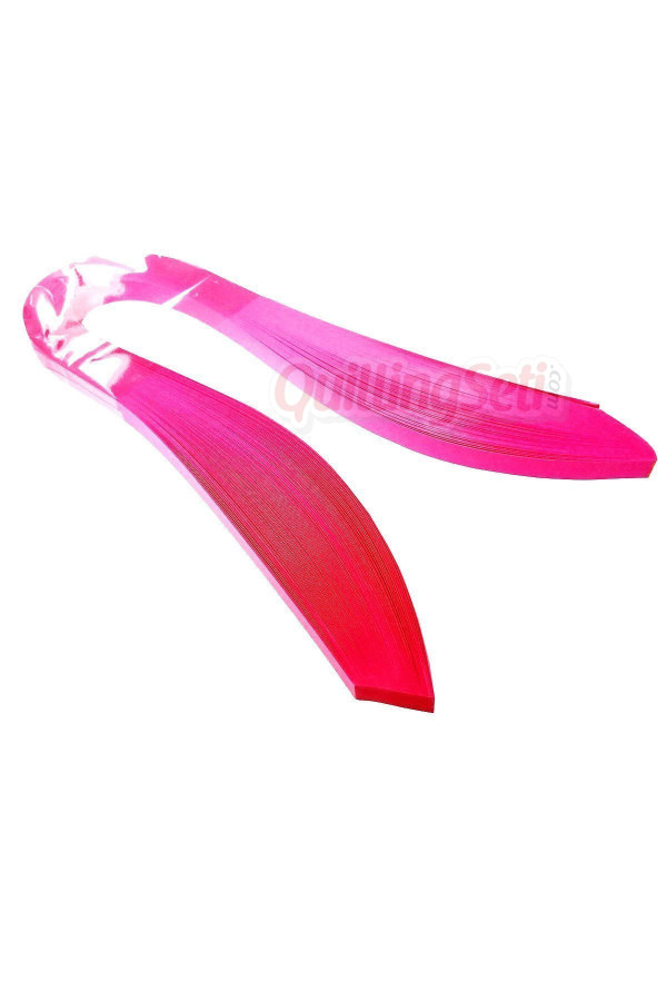 quilling seti 10mm şeker pembe renk quilling kağıdı - 50li, qks-şkr-pmbe-1cmx50cm-50adt, 10 mm 50 adetli quilling kağıtları, Quilling Seti