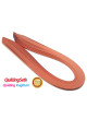 quilling kağıdı - turuncu renk 1x50cm 50li, hn013-1cm-50, 10 mm 50 adetli quilling kağıtları, Quilling Seti