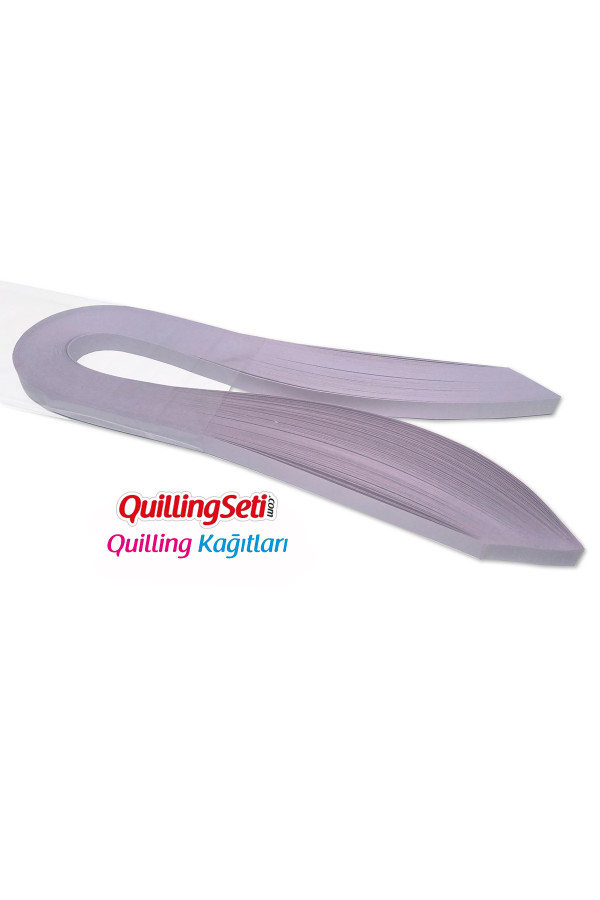 quilling kağıdı - açık lila renk 1cm 100lü, qks-1534-10m, 10 mm 100 adetli quilling kağıtları