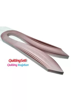 Quilling Kağıdı - Açık Pembe Renk 1cm 100'lü