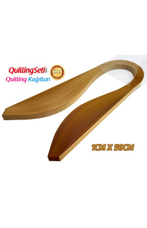 Quilling Kağıdı - Muz Sarısı Rengi 1cm x 50cm 100'lü
