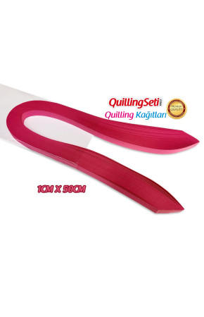 Quilling Kağıdı - Neon Pembe Renk 1cm 100'lü