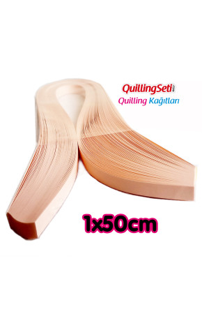 Quilling Kağıdı - Somon Renk 1cm 100'lü