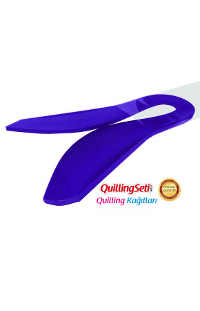 10 mm Saks Mavisi Renk Quilling Kağıdı - 50li