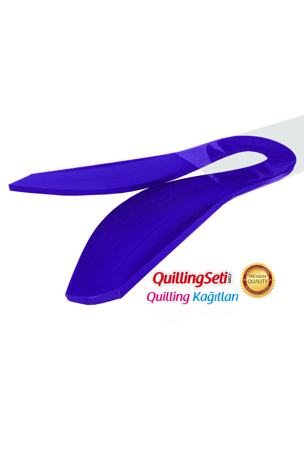 10 mm saks mavisi renk quilling kağıdı - 50li, hn042-10m, 10 mm 100 adetli quilling kağıtları