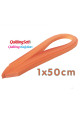 quilling kağıdı - turuncu renk 1cm 100lü, qks-1513-10m, 10 mm 100 adetli quilling kağıtları