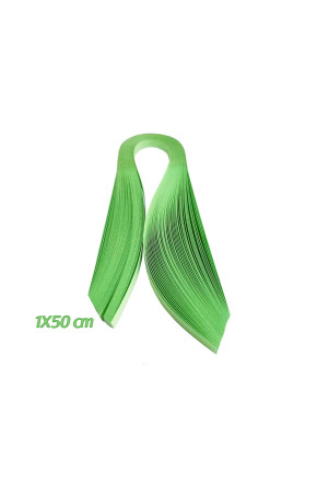 Quilling Kağıdı - Yeşil Renk 1cm 100'lü