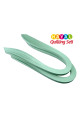 quilling kağıdı - buz yeşili 200lü, qks-2072-5m, 5 mm 200 adetli quilling kağıtları, Quilling Seti