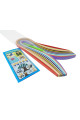 ekonomik quilling öğrenci seti - kalın set - 10mm, eko-qös-10m, quilling başlangıç seti -  yeni başlayanlar i̇çin, Quilling Seti