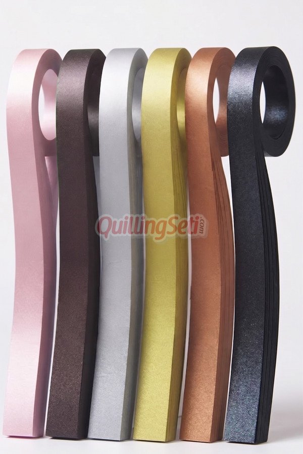 3 mm 6 Renk Sedef Serisi Renkli Quilling Kağıdı - 300 lü Sedefli Karışık, HSK-6lı-5mm 3 mm 6 renk sedef serisi renkli quilling kağıdı - 300 lü sedefli karışık, hsk-6lı-5mm, 3 mm sedefli quilling kağıtları, Quilling Seti