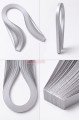 1.5 mm gümüş gri rengi sedefli quilling kağıdı, hs-0002-1.5mm, 1.5 mm sedefli quilling kağıtları, Erdeniz