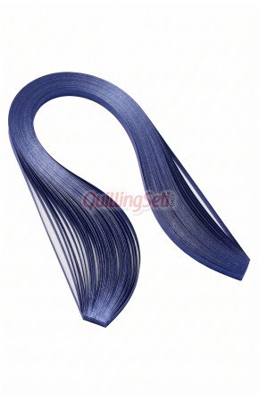 10mm Lacivert Renkli 50 Adetli Sedefli Quilling Kağıdı