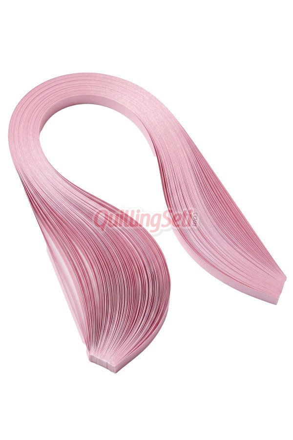 10mm pembe renkli 50 adetli sedefli quilling kağıdı, hs-0004-10mm, 10 mm (1cm) sedefli quilling kağıtları, Erdeniz