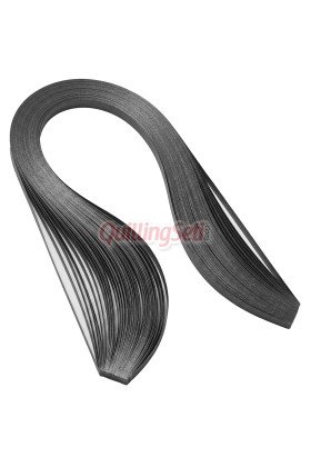 10mm Siyah Renkli 50 Adetli Sedefli Quilling Kağıdı