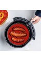 renkli isıya dayanıklı yıkanılabilir silikon fırın ve airfryer yuvarlak pişirme matı 23 cm, 8684003002012, mutfak ürünleri, Buffer