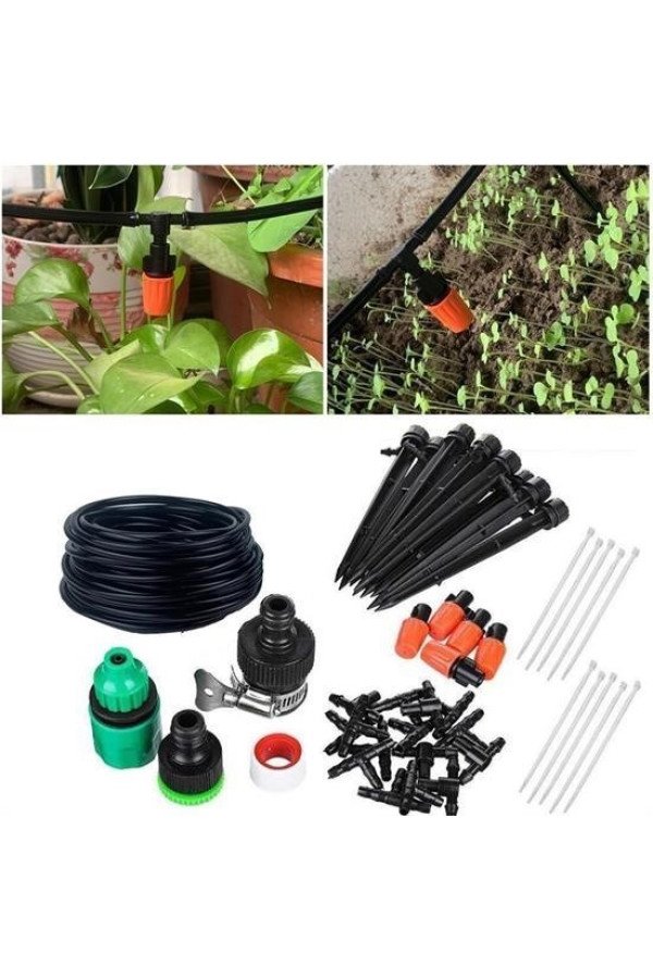 10 metre bahçe damlama sulama sistemi seti hortum ve ek parçaları, aa07yt1006-38845, hırdavat ürünleri, Buffer