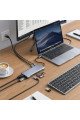 8in1 type-c çoklayıcı hub hdmi 4k usb 3.0 sd tf kart rj45 ethernet dönüştürücü adaptör, xac97yt0097-93653, şarj cihazları, kablolar ve dönüştürücü, Buffer