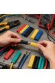 164 parça isı ile daralan makaron seti – elektrik kablo i̇zolasyon & koruma kılıfı, renkli shrink tube set, ad36yt0036-14670, elektrik malzemeleri, Buffer