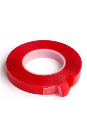 2 Metre Güçlü Yapışkanlı Çift Taraflı Slikon Pratik Şeffaf Bant