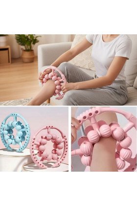 20 Tekerlekli Ayarlanabilir Bacak ve Kol Masaj Aleti – 360° Tam Daire Derin Doku Kas ve Lenfatik Masaj Silindiri