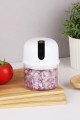 280ml şarjlı taşınabilir,pratik,kolay temizlenebilen hızlı sessiz kablosuz usb ile şarj olabilen mini mutfak doğrayıcısı, 8684003004412, mutfak ürünleri, Buffer