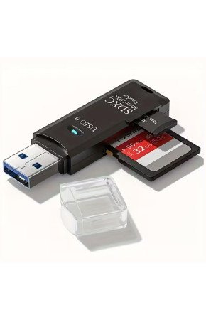 2in1 Usb 3.0 Micro Sd Hafıza Kartı - Tf Kart Okuyucu Hub Adaptör Veri Aktarıcı