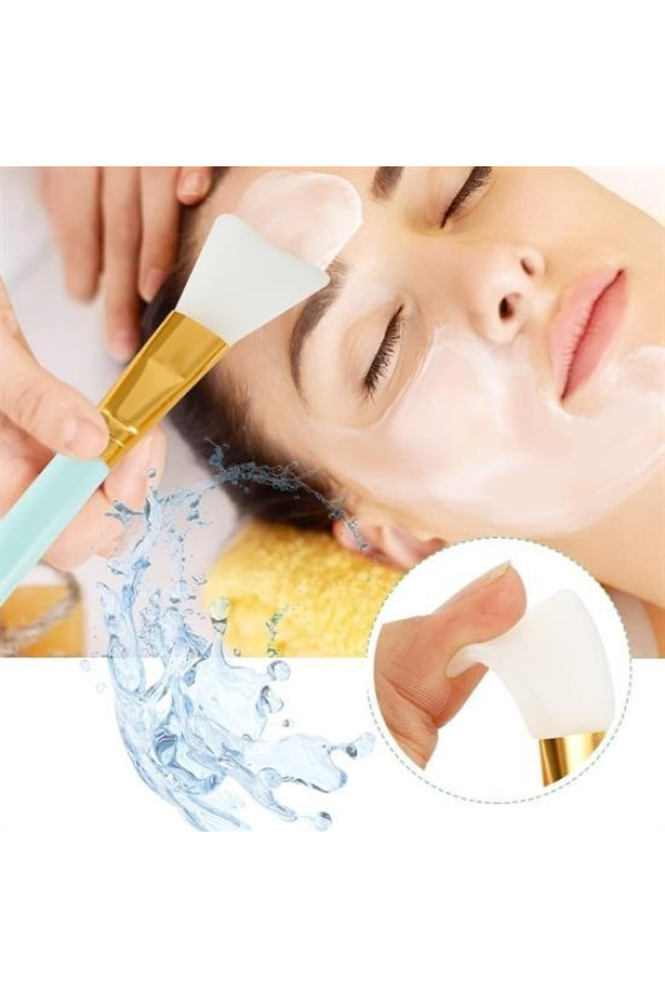 2li silikon temizlemesi kolay kullanılabilen yüz cilt bakımı maske ve krem spatulası, 0731698642486, kişisel bakım ve kozmetik ürünleri, Quilling Seti