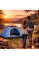 3 kişilik yarı otomatik kurulum kamp çadırı – suya dayanıklı, taşıma çantalı outdoor aile çadırı, piknik, plaj ve doğa 200x150x110 cm, cd16yt0016-97782, spor & outdoor, Buffer