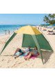 3 kişilik yarı otomatik plaj ve kamp çadırı – 3 tarafı açık gölgelik, taşınabilir plaj tentesi, piknik ve outdoor çardak 200x170x150 cm, cd15yt0015-18154, spor & outdoor, Buffer