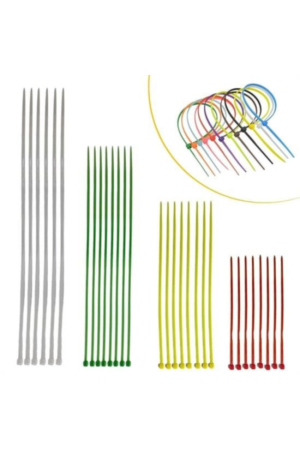 30 parça plastik kablo kelepçe seti kablo düzenleyici bağlama bantları, 8684003009998, elektrik malzemeleri, Quilling Seti