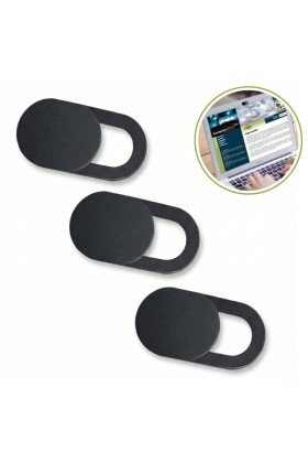 3’lü Webcam Kapatıcı – Laptop, Tablet ve Telefon Uyumlu Gizlilik Kamera Kapağı (Plastik)