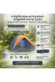 kişilik manuel kurulum gölgelikli kamp çadırı – aile, doğa, piknik ve outdoor 200x200x135 cm, cd02yt0002-66313, spor & outdoor, Buffer