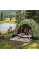 4 kişilik otomatik kamp çadırı kamuflaj kumaş outdoor çadır hızlı kurulum doğa kamp çadırı 200 x 200 x 140 cm, cd05yt0005-59366, spor & outdoor, Buffer