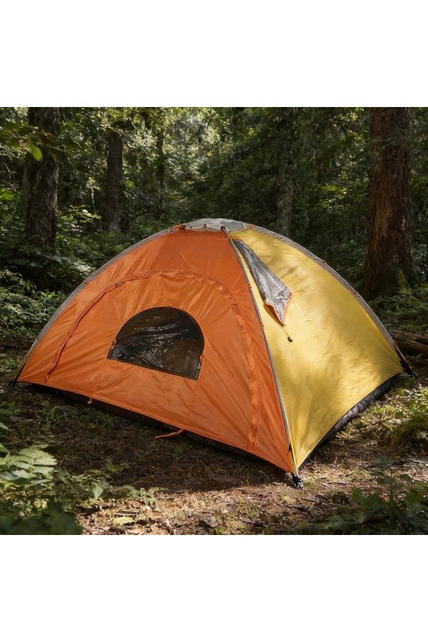 4 kişilik yarı otomatik kamp çadırı – suya dayanıklı, hızlı kurulumlu outdoor aile çadırı, doğa, kamp ve piknik 200x200x135 cm, cd17yt0017-77822, spor & outdoor, Buffer