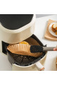 buffer® 50 adet 20 cm air fryer pişirme kağıdı tek kullanımlık yağ geçirmez yuvarlak tabak model pvc, 8684003012516, mutfak ürünleri, Buffer