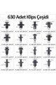 630 Adet Trim Klips Seti – Oto Panel, Kapı Döşeme, Tampon ve Pervaz İçin Evrensel Raptiye Bağlantı Elemanları, HM49YT0049-83559 630 adet trim klips seti – oto panel, kapı döşeme, tampon ve pervaz i̇çin evrensel raptiye bağlantı elemanları, hm49yt0049-83559, oto bakım, temizlik ve aksesuar, Buffer