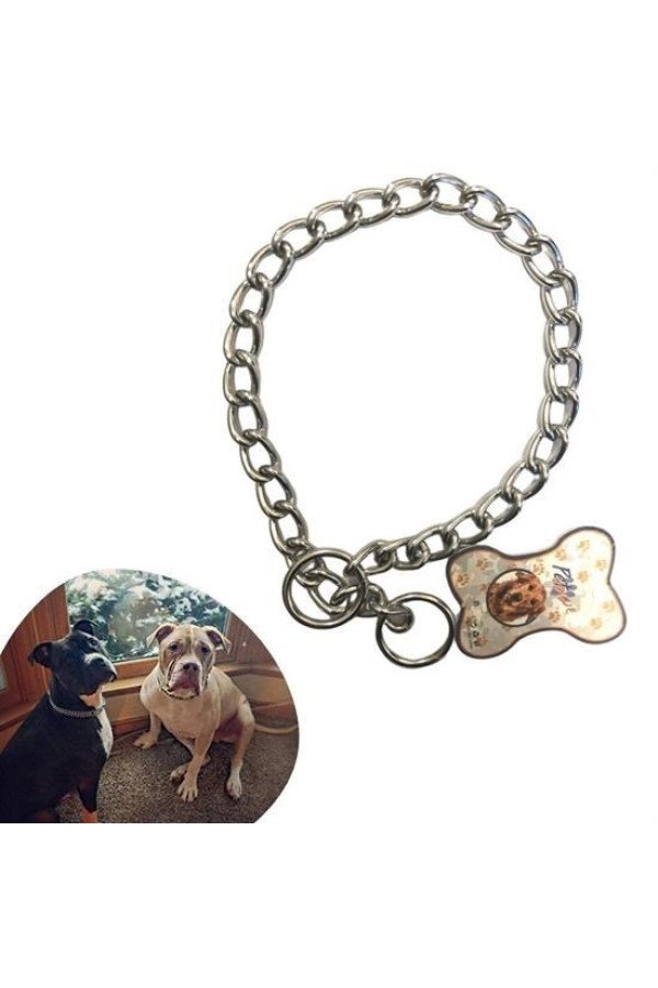 65 cm uzunlukta zincir model köpek i̇çin boyun tasması, ap09yt4052-23752, evcil hayvan ürünleri, Buffer