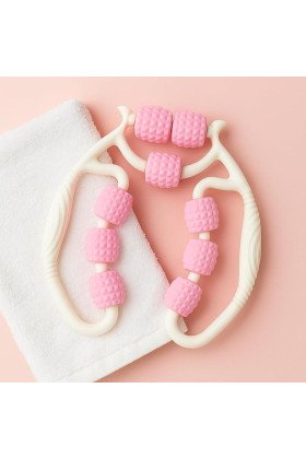 9 Tekerlekli Lenfatik Masaj Roller – Selülit Giderici, Cilt Sıkılaştırıcı, Bacak Kol Sırt Masaj Aleti