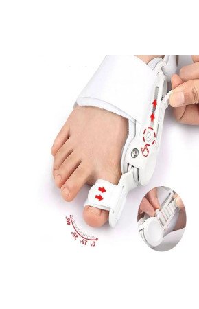 Ayarlanabilir Ayak Baş Parmak Kemik Düzeltici – Halluks Valgus (Bunyon) Aparatı, Gece Gündüz Kullanıma Uygun Ayak Düzeltme Ateli