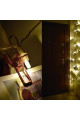 bakır renkli led işıklı fotoğraf asma işık süsleme mandalları, 0731698634405, elektrik malzemeleri, Quilling Seti