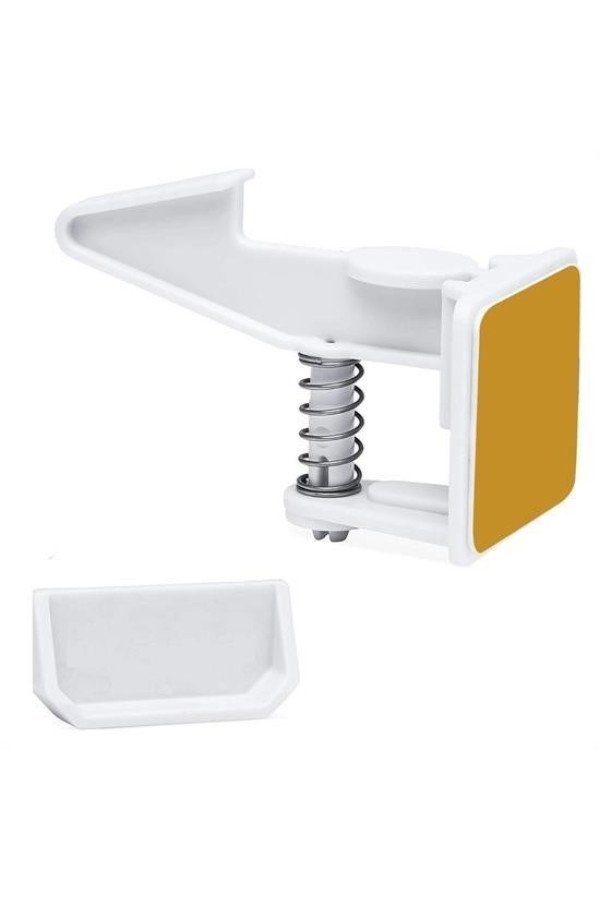 bebek çocuk güvenliği korumalı yapışkan çekmece ve dolap i̇çin tutucu gizli güvenlik kilidi, 465362-1453, ev bakım ve temizlik