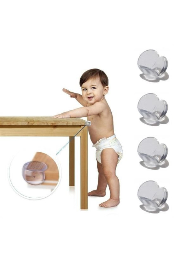 bebek çocuk yumuşak ve esnek dairesel şeffaf yapışkanlı güvenlik köşe koruyucu (4 adet), 48359024495099098, bebek ürünleri ve aksesuarları, Quilling Seti