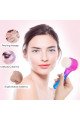 çift i̇şlevli renkli cilt yüz temizleme fırçası peeling masaj etkili gözenek temizleyici alet, c17yt1192-61236, kişisel bakım ve kozmetik ürünleri, Buffer